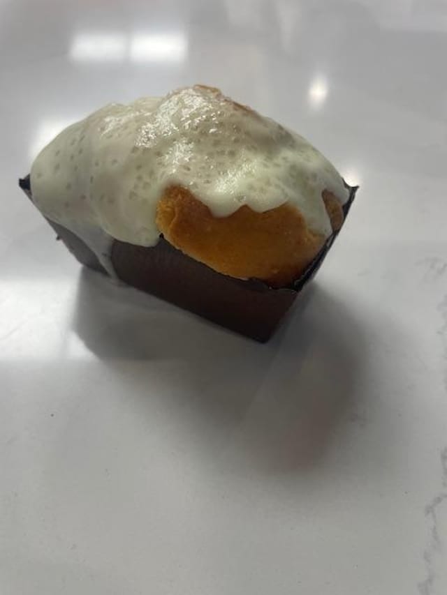 Blueberry Mini Lemon Loaf.