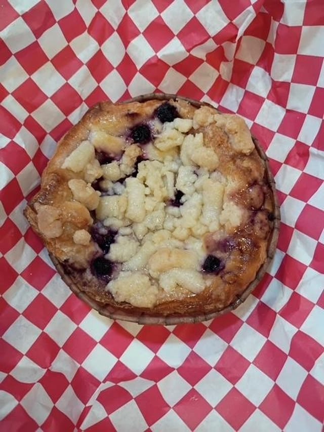 Blueberry Cheesecake Croissant.