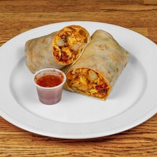 2. Bacon Home Fries and Cheese Red Sauce