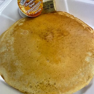 Three Pancakes and Syrup