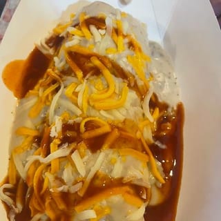 Smothered Breakfast Burrito