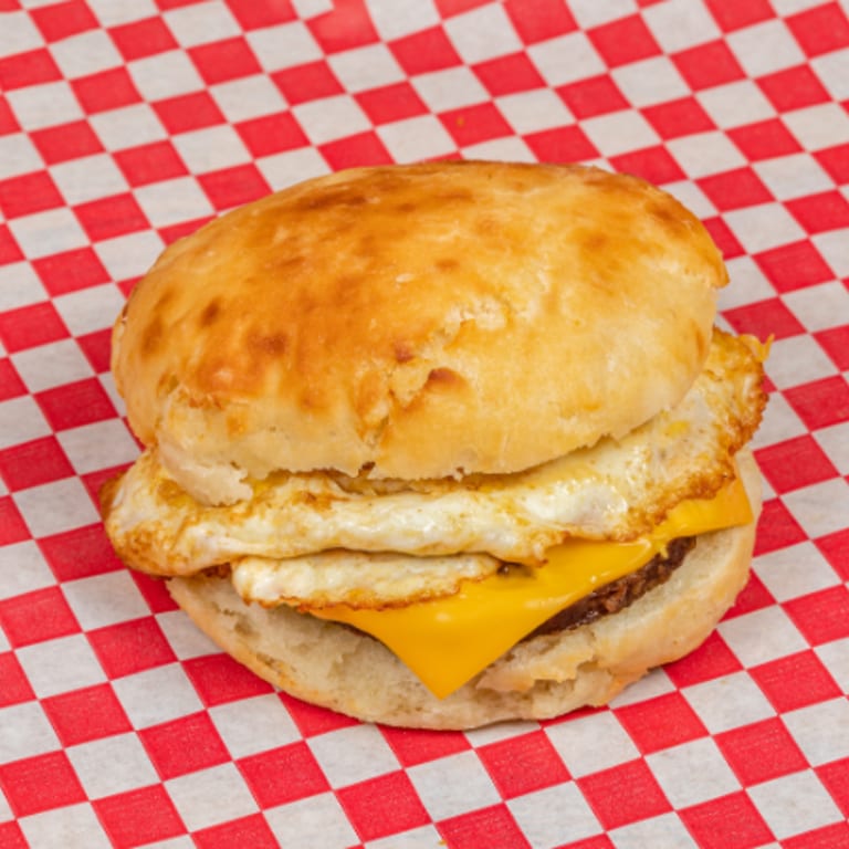 Savor our chicken biscuits